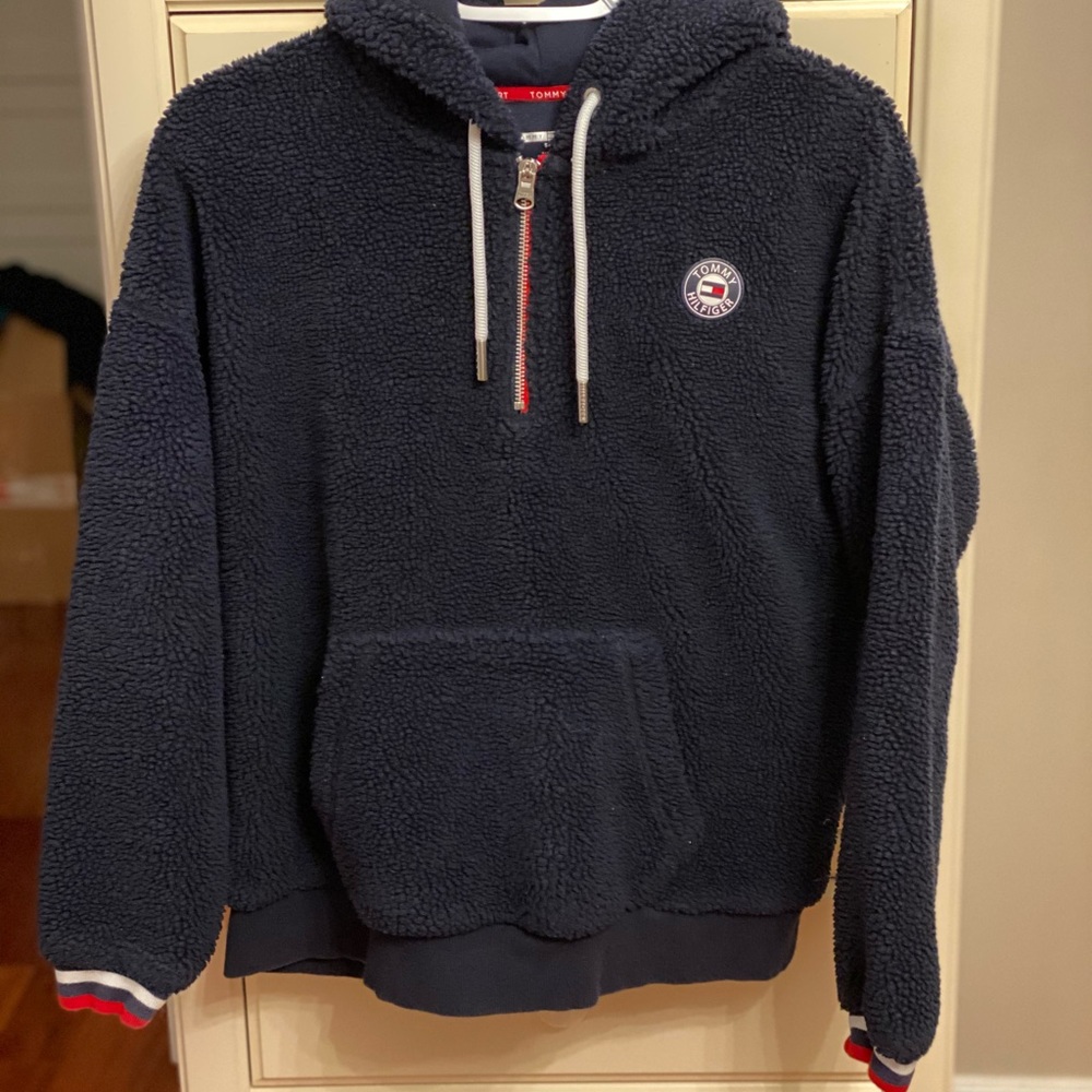 Tommy Hilfiger half zipped hoodie